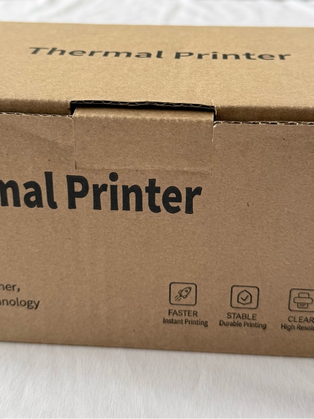 Bluetooth Label Thermal Printer No Ink No Toner Needed Instant Print Brand New